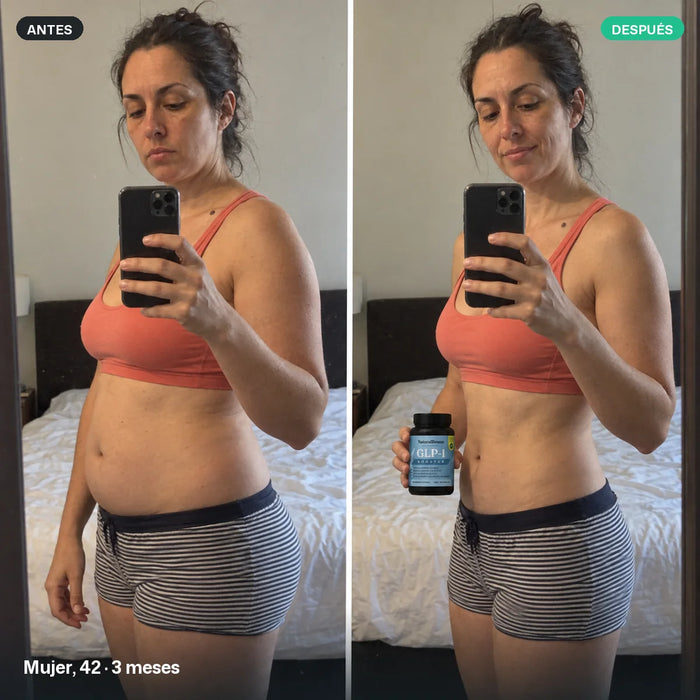 Antes y después: mujer, 42, 3 meses